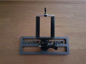 supporto radiocomando mavic-2 pro-con attacco gopro Kamera dji mavic pro 3d print model - Mito3D