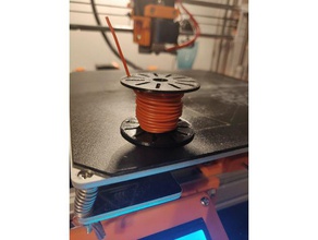 wire spool scalable electronics cable 3d print model - Mito3D