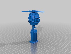 clash royale fliegende Maschine Skulpturen 3d print model - Mito3D