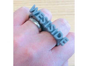 westside ring rings 3d print model - Mito3D