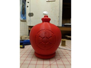 star wars imperial navy death money pots decor logo piggybank piggy bank save starwars 3d print model - Mito3D