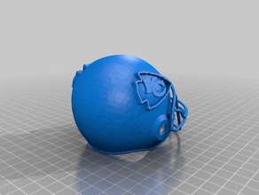futbol kask nanopattern chiefs 3d baskı 3d print model - Mito3D