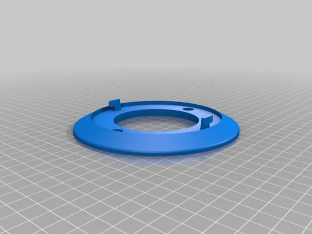 smoke detector mount household 3D print model - Mito3D