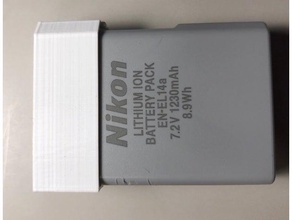 nikon en-el14a batteria cap la fotocamera coperchio della 3d print model - Mito3D