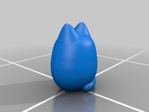 pusheen 3d la impresión cat lindo 3d print model - Mito3D