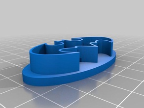 batman cortador de cookie do agregado familiar suprimentos fondant 3d print model - Mito3D