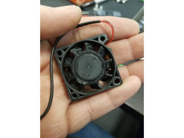 35mm fan blade replacement 3d printer parts emergency raise3d n2 plus repair part temporary 3D print model - Mito3D