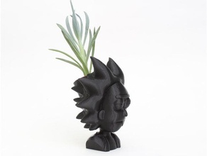 rick sanchez fioriera cicchetto sculture nsfw 3d print model - Mito3D