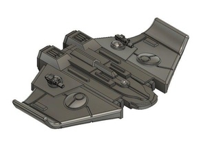 tau escort 1 brinquedos jogos battlefleet gótico bfg 3d print model - Mito3D