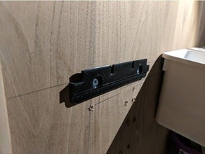 ikea sockerbit de montagem na parede recipientes hack armazenamento a caixa workshop organizador do 3d print model - Mito3D