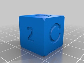 özel nihai yapılandırılabilir zar benim 2 3d print model - Mito3D