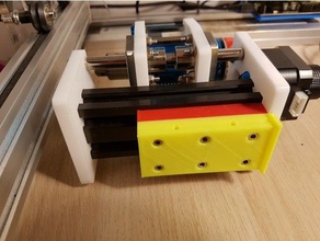 eleksmaker axe de montage le bricolage 555 moteur la cnc laser broche 3d print model - Mito3D