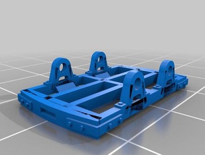 dinorwig quarry wagon chassis models model trains 3d print model - Mito3D