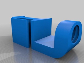 yatay canavar ağız kulaklık tutucu yok metin ses 3d print model - Mito3D