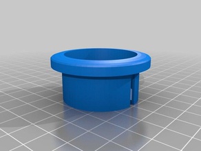 wc chasse deau r&eacuteceptacle &asepulcro poussoir de reemplazo partes bouton toilette 3d print model - Mito3D