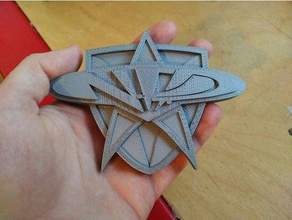 spectrobes npp badge video games cosplay space 3d print model - Mito3D