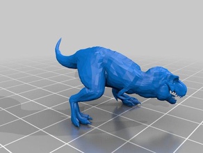t-rex animais 3d print model - Mito3D