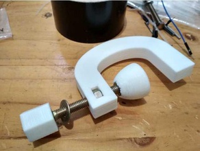 simple m8 clamp tools bolt nut makeshift quick build 3d print model - Mito3D