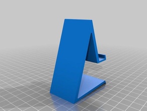 simple phone holder mobile iphone minimalist 3d print model - Mito3D