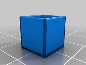 simple boîte 3d de l'impression rirslash rangement 3d print model - Mito3D
