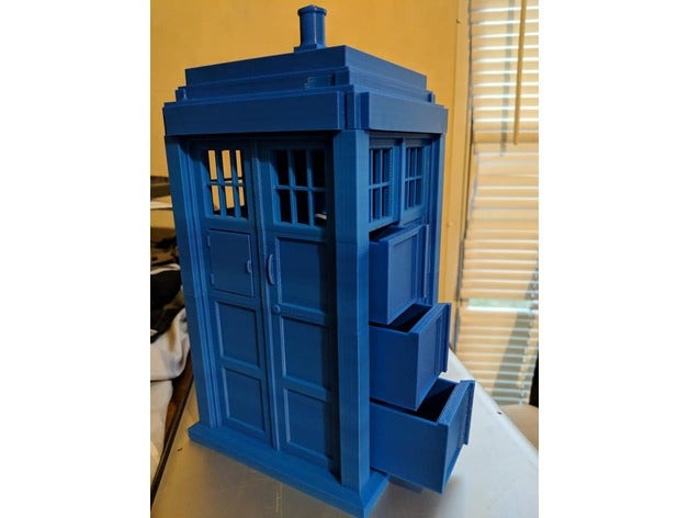 tardis-Schmuck-box Zubehör 3D print model - Mito3D