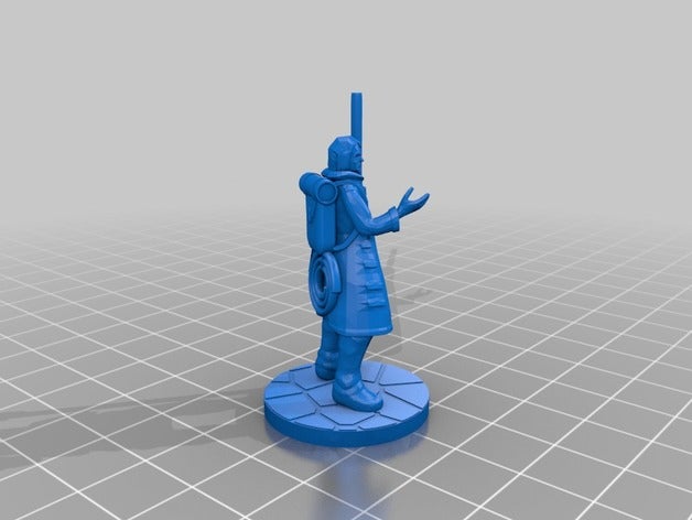 di un viaggiatore persone 3D print model - Mito3D
