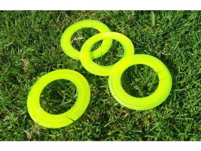 flying ring frisbee toys games 3d print model - Mito3D