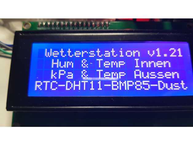 Wetterstation v10 v11 v121 122 Physik Astronomie weatherstation wetter wetterstation 3D print model - Mito3D