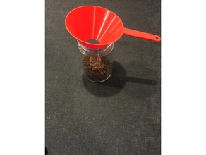 grano de café embudo cocina y comedor 3d print model - Mito3D