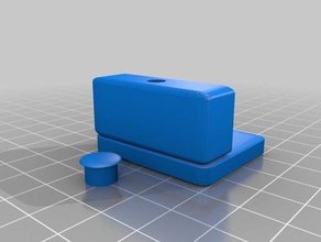 soporte de pared su enchufe ocultar la cabeza del tornillo 3d impresión 3d print model - Mito3D