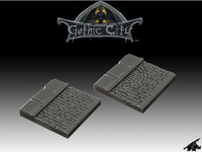tilescape gothic city street tiles our new kickstarter now live buildings structures 1890 28mm 30mm brick call cthulhu coc dd dnd dragon drone dungeon dungeons dragons fantasy fat lock logo miniatures modular monster open openforge openlock pathfinder road roleplaying role playing game rpg terrain tileset town victorian village wargame wargaming warhammer 3d print model - Mito3D