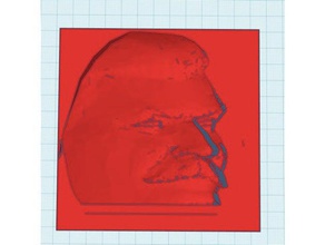 comunista cookie moldpost hacer 3d la impresión el comunismo espacio 3d print model - Mito3D