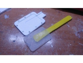 silicone headkitchen spatule à manger de la colle outil cuisine moule en 3d print model - Mito3D