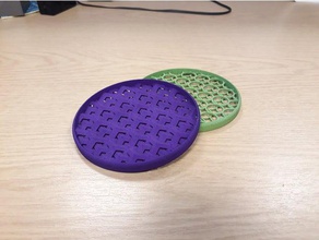 coasters household art drink holder 3d print model - Mito3D