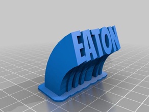 eaton de la oficina personalizado 3d print model - Mito3D