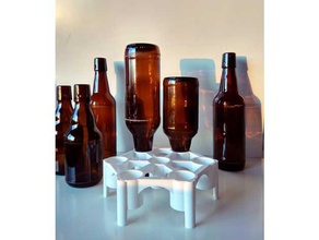 beer bottle drainer kitchen dining homebrew 3d print model - Mito3D