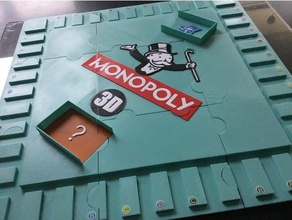 monopolio consiglio giochi gioco di 3d print model - Mito3D