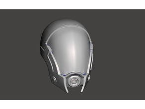 mass effect tali Helm Kostüm 28 cosplay masseffect talihelmet 3d print model - Mito3D