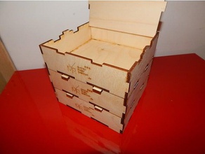 stapel box workshops organization 28mm 3d print model - Mito3D