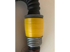 Gasmaske Adapter malefemale andere 28 - adapter gasmask gasmask-Adapter 3d print model - Mito3D