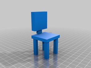 cadeira de sj A impressão 3d 3d print model - Mito3D