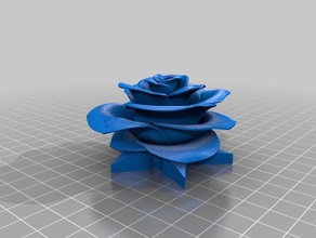 lily rose 3d stampa 3d print model - Mito3D