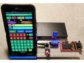 pda mobile phone circuit breadboard holder electronics 28mm bluetooth wifi 3d print model - Mito3D