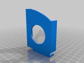 part cooling fan mounting anycubic i3 mega e3d lite v6 hotend printer accessories 28mm bracket 3d print model - Mito3D