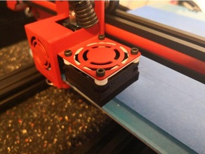 suporte ventilateur 40 mm alfawise sub-20 3d a impressora partes 28mm 3d print model - Mito3D