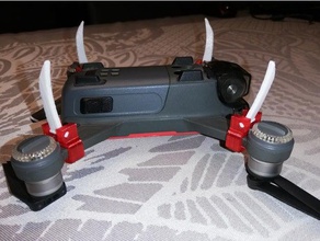 dji spark landing gear v2 rc vehicles 3d print model - Mito3D