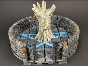 openforge 20 encounter spirit shrine toy game accessories dnd tiles dungeon earth miniatures openforge2 pathfinder rpg tabletop terrain 3d print model - Mito3D