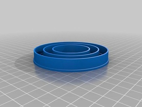 circle cookie cutter set household supplies fondant 3d print model - Mito3D