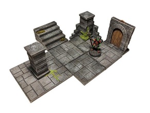 portable perils tile system base set games dungeon dungeons dragons dnd tiles nsfw roleplaying 3d print model - Mito3D
