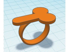 Schwanz ring Ringe 28mm 3d print model - Mito3D